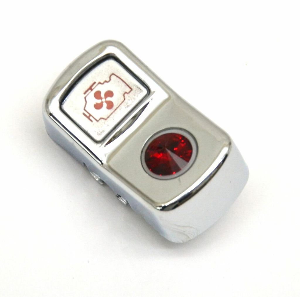 UP Rocker Switch Actuator Cover Engine Fan for Peterbilt 2006+ Red Jewel #45087