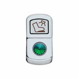 UP Rocker Switch Actuator Cover Floor Light for Peterbilt 06+ Green Jewel #45093
