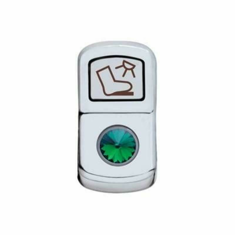 UP Rocker Switch Actuator Cover Floor Light for Peterbilt 06+ Green Jewel #45093