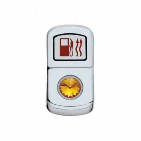 UP Rocker Switch Actuator Cover Fuel Heat for Peterbilt 2006+ Amber Jewel #45114