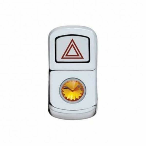 UP Rocker Switch Actuator Cover Hazard Light for Peterbilt Amber Jewel #45122