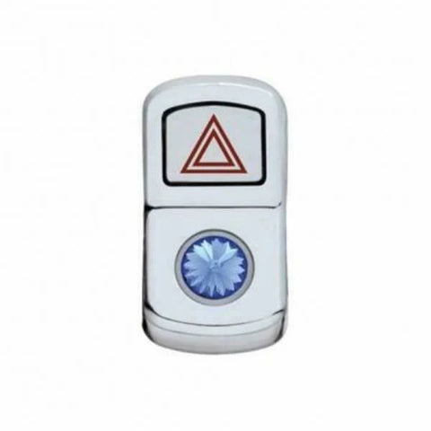 UP Rocker Switch Actuator Cover Hazard Light for Peterbilt 06+ Blue Jewel #45123
