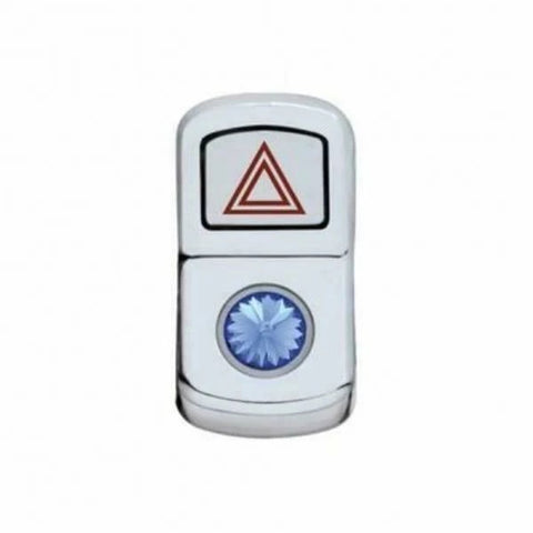 UP Rocker Switch Actuator Cover Hazard Light for Peterbilt 06+ Blue Jewel #45123
