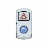 UP Rocker Switch Actuator Cover Hazard Light for Peterbilt 06+ Blue Jewel #45123