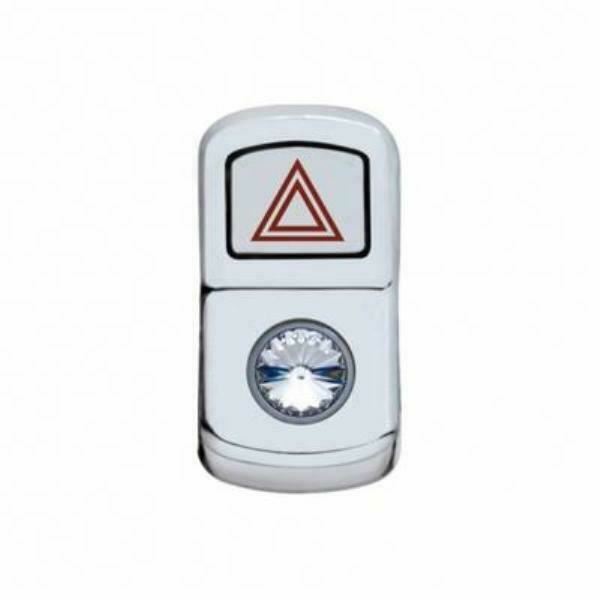 UP Rocker Switch Actuator Cover Hazard Light for Peterbilt Clear Jewel #45124