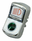 UP Rocker Switch Actuator Cover Head Light for Peterbilt 2006 Green Jewel #45133