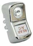 UP Rocker Switch Actuator Cover Rear A/C for Peterbilt 2006+ Clear Jewel #45172