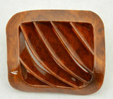 Hana Passengers A/C Heater Vent HVAC for Peterbilt Top Corner Woodgrain-4551W