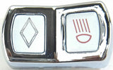 Peterbilt 2006+ Headlight Rocker Switch Cover Actuator Translucent HTS# 4604 NEW