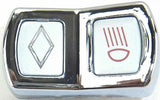 Peterbilt 2006+ Headlight Rocker Switch Cover Actuator Translucent HTS# 4604 NEW