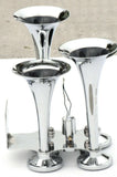 Train Air Horn 155 Decibels 4 Trumpet Chrome 120 PSI Max UP#46130