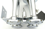 Train Air Horn 155 Decibels 4 Trumpet Chrome 120 PSI Max UP#46130