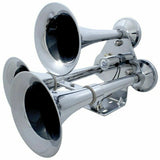 UP Train Horn 3 Trumpet 145 Decibels DB Chrome w/Support Bracket #46150