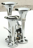 UP Train Horn 3 Trumpet 145 Decibels DB Chrome w/Support Bracket #46150