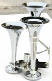 UP Train Horn 3 Trumpet 145 Decibels DB Chrome w/Support Bracket #46150