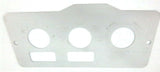 A/C heater control plate 2 switch 3 knob stainless metal for Peterbilt 1995-05