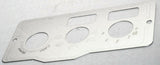A/C heater control plate 2 switch 3 knob stainless metal for Peterbilt 1995-05