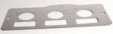 A/C heater control 3 switch plate for Peterbilt 1995-2005 stainless UP#48000