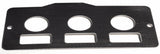 A/C heater control 3 switch plate for Peterbilt 1995-2005 stainless UP#48000