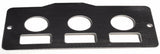 A/C heater control 3 switch plate for Peterbilt 1995-2005 stainless UP#48000