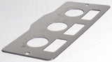 A/C heater control 3 switch plate for Peterbilt 1995-2005 stainless UP#48000