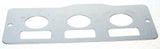A/C heater control 3 switch plate for Peterbilt 1995-2005 stainless UP#48000