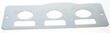 A/C heater control 3 switch plate for Peterbilt 1995-2005 stainless UP#48000