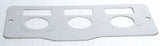 A/C heater control 3 switch plate for Peterbilt 1995-2005 stainless UP#48000