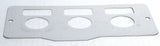 A/C heater control 3 switch plate for Peterbilt 1995-2005 stainless UP#48000