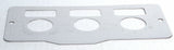 A/C heater control 3 switch plate for Peterbilt 1995-2005 stainless UP#48000