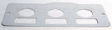 A/C heater control 3 switch plate for Peterbilt 1995-2005 stainless UP#48000
