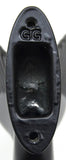 Hood Ornament Swan Bugler Matte Black Power Coated for Flat Hood Pull GG#48009