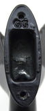 Hood Ornament Swan Bugler Matte Black Power Coated for Flat Hood Pull GG#48009