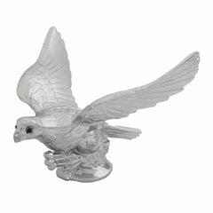GG Flying Eagle Small Hood Ornament Chrome Die Cast 2 Hole Mount 6"x"X4" #48022