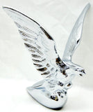 Chrome American Eagle Hood Ornament 3.5"x4.5"x5" Universal Semi Truck GG#48030