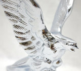 Chrome American Eagle Hood Ornament 3.5"x4.5"x5" Universal Semi Truck GG#48030