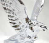 Chrome American Eagle Hood Ornament 3.5"x4.5"x5" Universal Semi Truck GG#48030