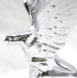 Chrome American Eagle Hood Ornament 3.5"x4.5"x5" Universal Semi Truck GG#48030