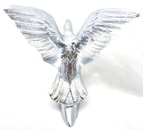 Chrome American Eagle Hood Ornament 3.5"x4.5"x5" Universal Semi Truck GG#48030