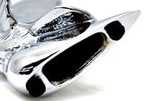Chrome American Eagle Hood Ornament 3.5"x4.5"x5" Universal Semi Truck GG#48030