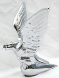 Chrome American Eagle Hood Ornament 3.5"x4.5"x5" Universal Semi Truck GG#48030