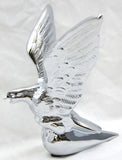 Chrome American Eagle Hood Ornament 3.5"x4.5"x5" Universal Semi Truck GG#48030