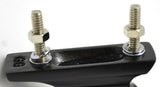 Hood Ornament Rams Head Matte Black Power Coated for Flat Hood Pull 3.5"GG#48050
