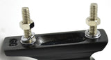 Hood Ornament Rams Head Matte Black Power Coated for Flat Hood Pull 3.5"GG#48050