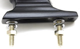 Hood Ornament Rams Head Matte Black Power Coated for Flat Hood Pull 3.5"GG#48050
