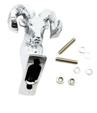 Hood Ornament Rams Head Chrome Die Cast for Flat Surface 3.5" Tall GG#48052
