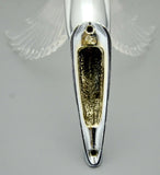 Lighted Hood Ornament Flying Goddess Windrider Clear Wings Chrome GG#48056