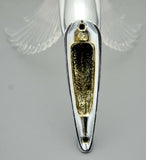 Lighted Hood Ornament Flying Goddess Windrider Clear Wings Chrome GG#48056