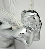 Lighted Hood Ornament Flying Goddess Windrider Clear Wings Chrome GG#48056