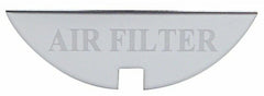 UP Gauge Emblem for Freightliner Air Filter Stainless Steel Etched Letter #48084